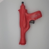 1950s Space Patrol Plastic Dart Gun Red